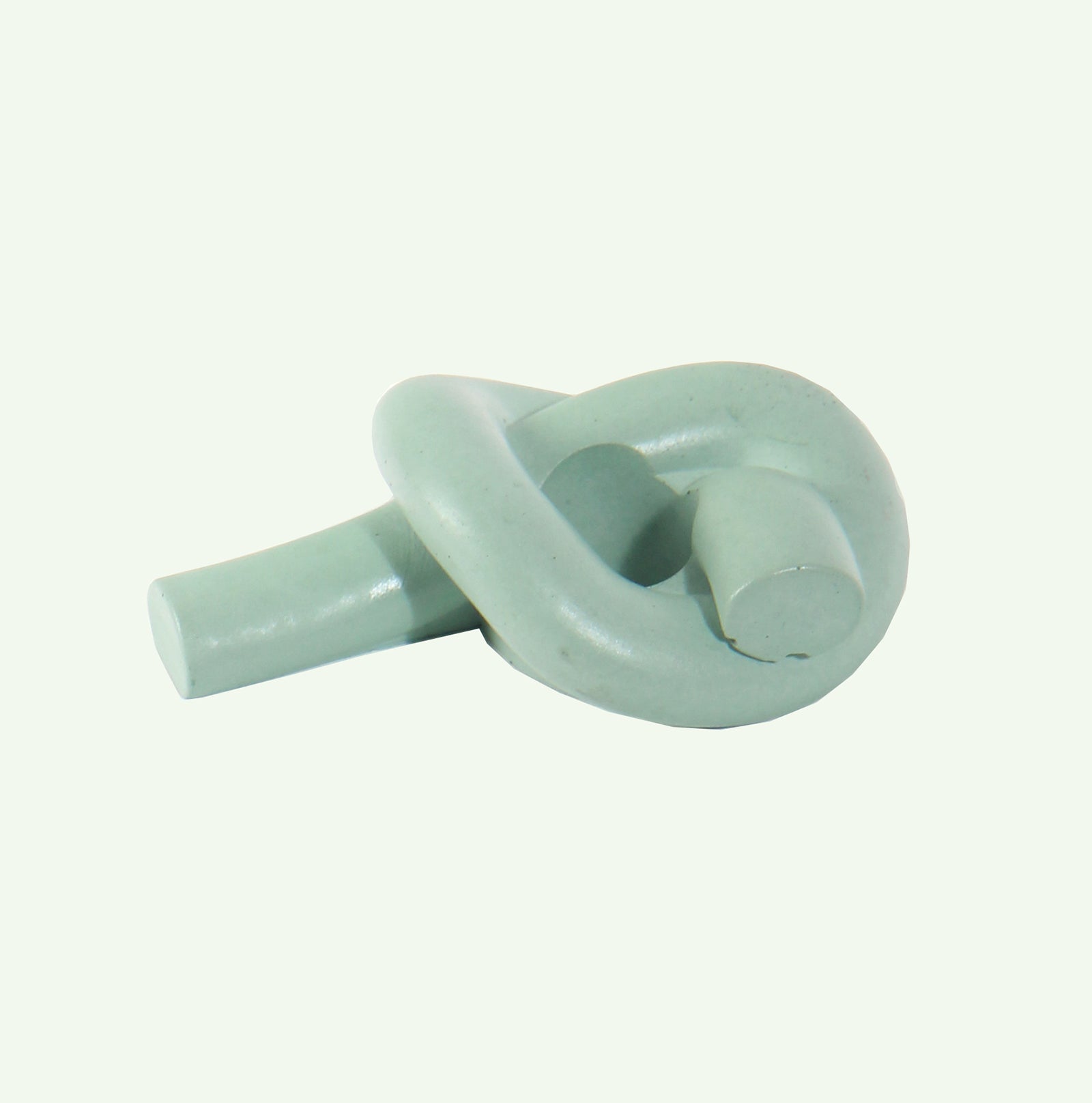Knot Candle Holder Green